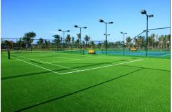 China Natural Garden Landscape Artificial Synthetic Turf Grass 14000 Dtex supplier