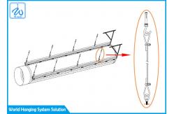 China Ventilation Pipeline Cable Hanging Systems , Exhibition Halls Hanging Track System supplier