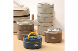 China Insulation Metal Bento Lunch Box 550ml Stackable Lunch Box PP supplier