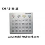 Dust proof Panel Pounting Metal Access Control Keyboard with 28 Keys for sale