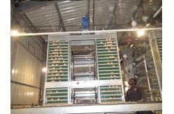 China 6 Tiers 108 Chickens Broiler Cage System For Little Chick supplier