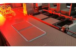 China Semi Automatic Glue Application System For Rigid Box Hard Cover Making Line supplier