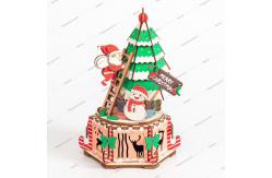 China Rectangle Disney FAMA Certified Wooden Puzzle Music Box supplier