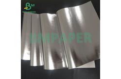 China 70gsm Silver Waterproof Durable Aluminized Beer Label Paper Rolls supplier