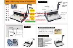 China T970E 20sheets Max Punching Capacity And Paper Binding Machine supplier