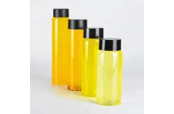 China 300ml 500ml Transparent Plastic Disposable Juice Bottles For Beverage supplier