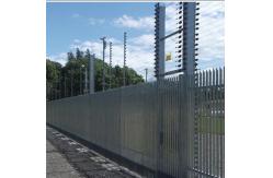 China Height 1.5m-2.8m Galvanized Palisade Security Fencing Anti Rust supplier