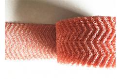China 4 Wire Copper Knitted Wire Mesh For Distillation Copper supplier