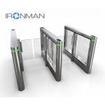 Door Access Speed Gate Turnstile SUS304 Box With ID / IC Card for sale