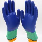ZM 13 Gauge Polyester Liner With Smooth Nitrile Fully Dipped Glove For Wet And Oily Conditions Glove Waterproof for sale