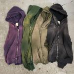 Streetwear French Terry Acid Wash Hoodie for sale