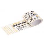 Removable 114mm Glitter Foil Washi Tape For Crafts for sale