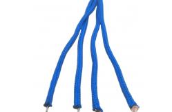 China Twist 16mm 4 Strand Polyester Combination Rope For Swing Net supplier