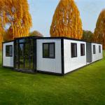 Steel Prefab House Prefabricated Expandable Container House With Bathroom And Kitchen for sale