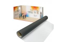 China 260gsm Black Back Blockout 100% Polyester Fabric For Advertising Textiles supplier