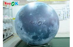 China Yard Led Lighting 3m Inflatable Moon Balloon supplier