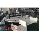 50hz PET Bottle Unscrambler Machine Rotary 40bpm Bottle Feed Table for sale