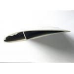 Anodizing aluminium fan blades , Airfoil Extruded Aluminum Louvers for sale