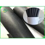 60gsm 120gsm Black Straw Food Grade Paper Roll With FSC Approved Biodegradable FDA Paper for sale