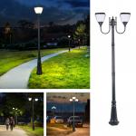 Commercial Solar Street Light 100W 200W Lampadaire Outdoor Led Lamp for sale