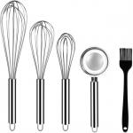 Nonrust Mini Whisk Stainless Steel , Wire Whisks For Cooking Dustproof for sale