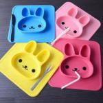 Silicone Dinner Plates OEM ODM Non Slip Baby Plate for sale