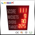 Waterproof Iron Cabinet Portable Electronic Cricket Scoreboard Low Power Consumption for sale