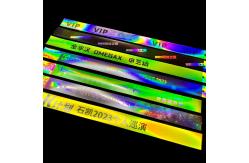 China Custom Fashionable Glitter Party Wristbands Smoothable Soft Skin-Friendly Shiny Laser Bracelet Writsband supplier