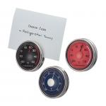 Outdoor OEM Thermometer Card Clip Thermometer Round Shape Stainless Design for sale