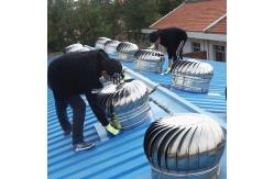 China 1000mm 304 SS Roof Air Ventilator , Wind Driven Roof Extractor Fan supplier