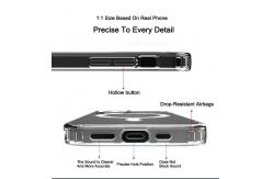 China Anti-Yellowing Compatible Magsafe Phone Case Transparent Shockproof For iPhone 16 supplier