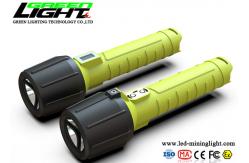 China 3W 9000lux LED Explosion Proof Torch Waterproof With OLED Display supplier
