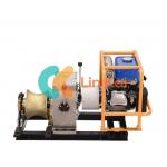 30 Kn 4 Gear Heavy Duty Gas Engine Powered Capstan Winch With Detaching Drum for sale