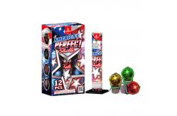 China Liuyang Pyrotechnics 1.5 Inch Display Refillable Aerial Cylinder Canister Shells Fireworks supplier