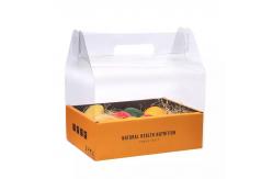 China ISO Luxury Cardboard Fruit Packaging Boxes With Transparent Cover supplier