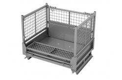 China Stackable Steel Collapsible Pallet Cage Stillage Container Manufacturers supplier