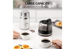 China Pepper Cumin White Custom Coffee Grinder Coarse Fine Removable Cups Timing Knob supplier