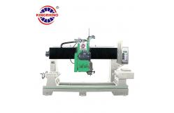 China PLC / CNC 11kw Double Blades Balustrade Column Cutting Machine For Marble Granite supplier