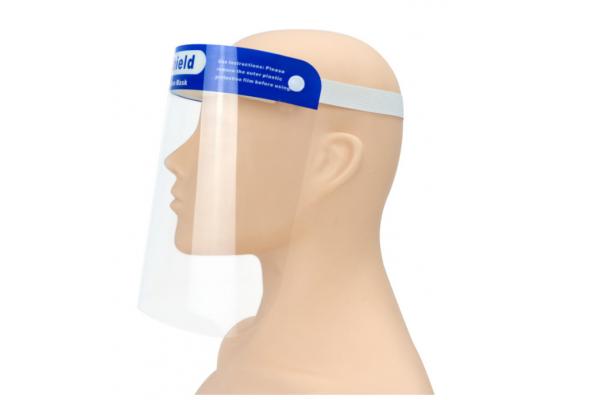 Anti Fog PP MB PP Transparent Full Face Safety Visor