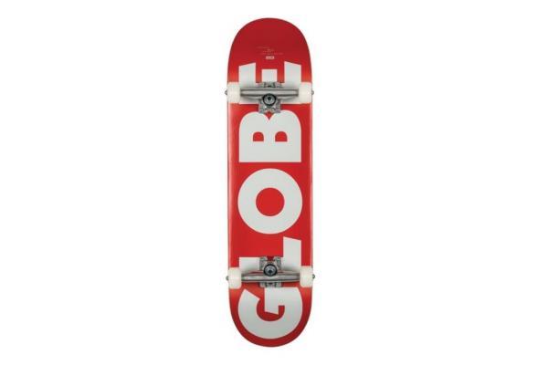 YOBANG OEM Globe G0 Fubar Red / White Complete Skateboard - 8.25 x 32
