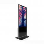 500 Cd/M² Brightness Floor Standing Touch Screen Kiosk , Freestanding Digital Signage for sale