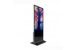 China 500 Cd/M² Brightness Floor Standing Touch Screen Kiosk , Freestanding Digital Signage supplier