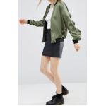 Blank Ruffle Satin Ma1 Bomber Jacket With Pocket OEM Service Available