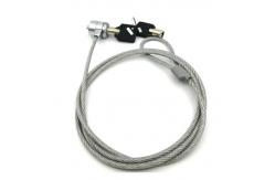 China Stainless Steel Lightweight Cable Lock Notebook Computer Lock Electronic Plating supplier