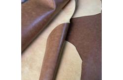 China Width 1.43M Artificial Leather Fabric , Woven Plain Colour Change Leather supplier
