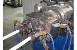 China Stable running Plastic Extrusion Line / Extruder For PE Twin Pipe supplier