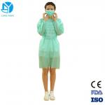 Long Sleeve Hospital Disposable Isolation Gowns Fluid Resistant Easy Removal for sale