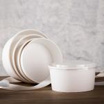 white paper bowl for food to take away for sale