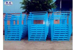 China Cargo Forklift Stacking Pallet Racks Durable Galvanized Iron Steel Save Space supplier