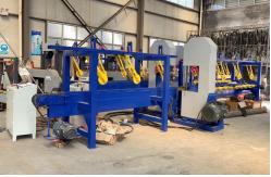China Twin Vertical Band Sawmill Machine,Log Cutting Twin Blade Vertical Saw Machine supplier